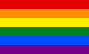 Rainbow gay pride flag